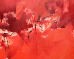 EN LLAMAS
Serie AGUA TIERRA FUEGO
100cm x 100cm