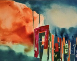 Agua, tierra y fuego
40cm x 80cm
año 2017
