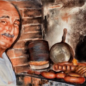 ASADITO DOMIINGUERO Serie COMO ME MIRABAS CUANDO ME MIRABAS -
49cm x 76cm