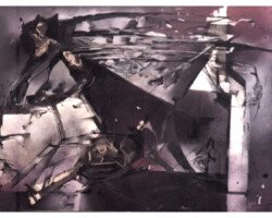 Sombras 1991 47 x 63 cm Dibujo - Técnica Mixta