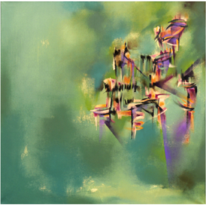 REFLEJOS 2011 80x80 cm