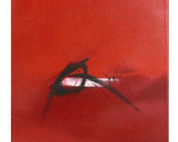 Caligrafía 2009 30 x 30 cm Acrílico